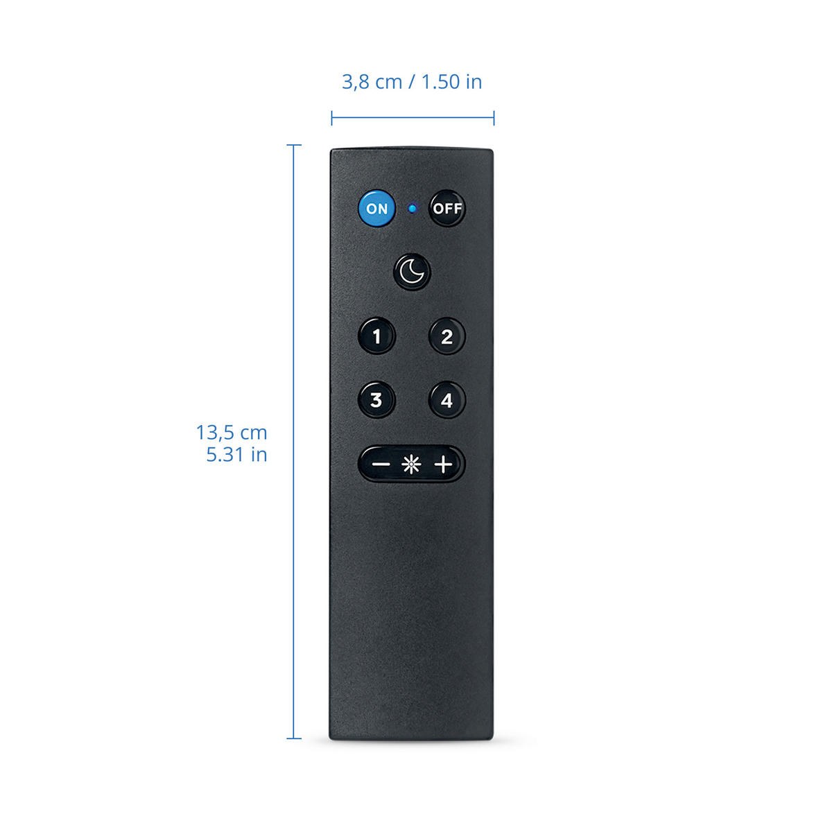 FERNBEDIENUNG - Schwarz, Basics, Kunststoff (3,8/1,5/13,5cm) - Philips
