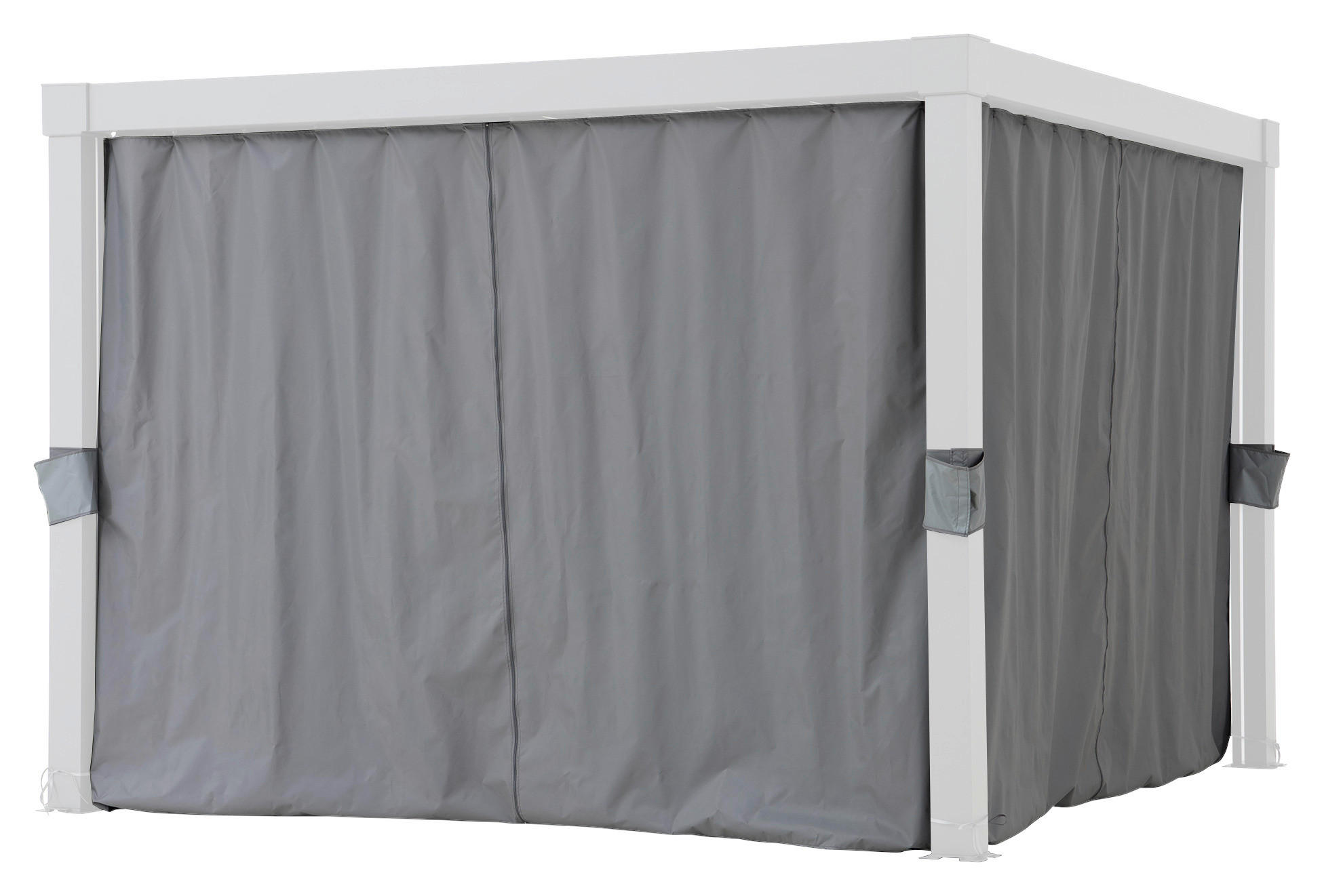ERSATZVORHANG  - Grau, Basics, Kunststoff (290/210cm) - Modante
