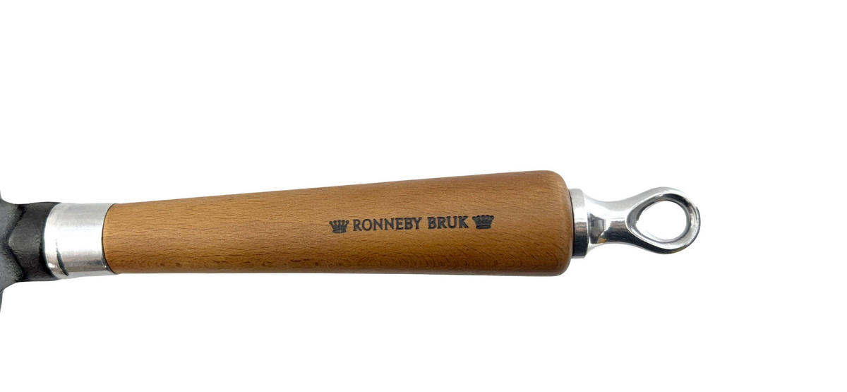 BRATPFANNE  - Schwarz/Braun, Basics, Holz/Metall (52/25/7cm)