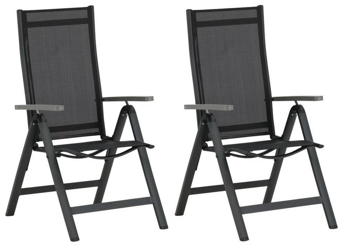 TRÄDGÅRDSSTOLAR SET i metall svart  - svart, Klassisk, metall (59/109,5/67cm) - Gardenson