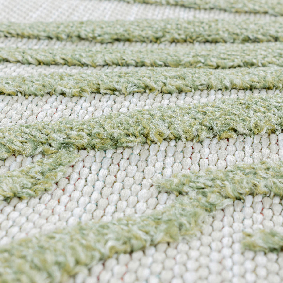 FLACHWEBETEPPICH 140/200 cm Bahama Grün  - Grün, Design, Textil (140/200cm) - Novel