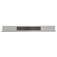 WANDBOARD  150/17/20 cm  - Hellgrau/Sahara, Design, Glas/Holzwerkstoff (150/17/20cm) - Novel