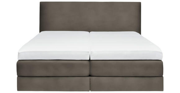 BOXSPRINGBETT 160/200 cm  in Taupe  - Taupe, KONVENTIONELL, Holz/Textil (160/200cm) - Dieter Knoll