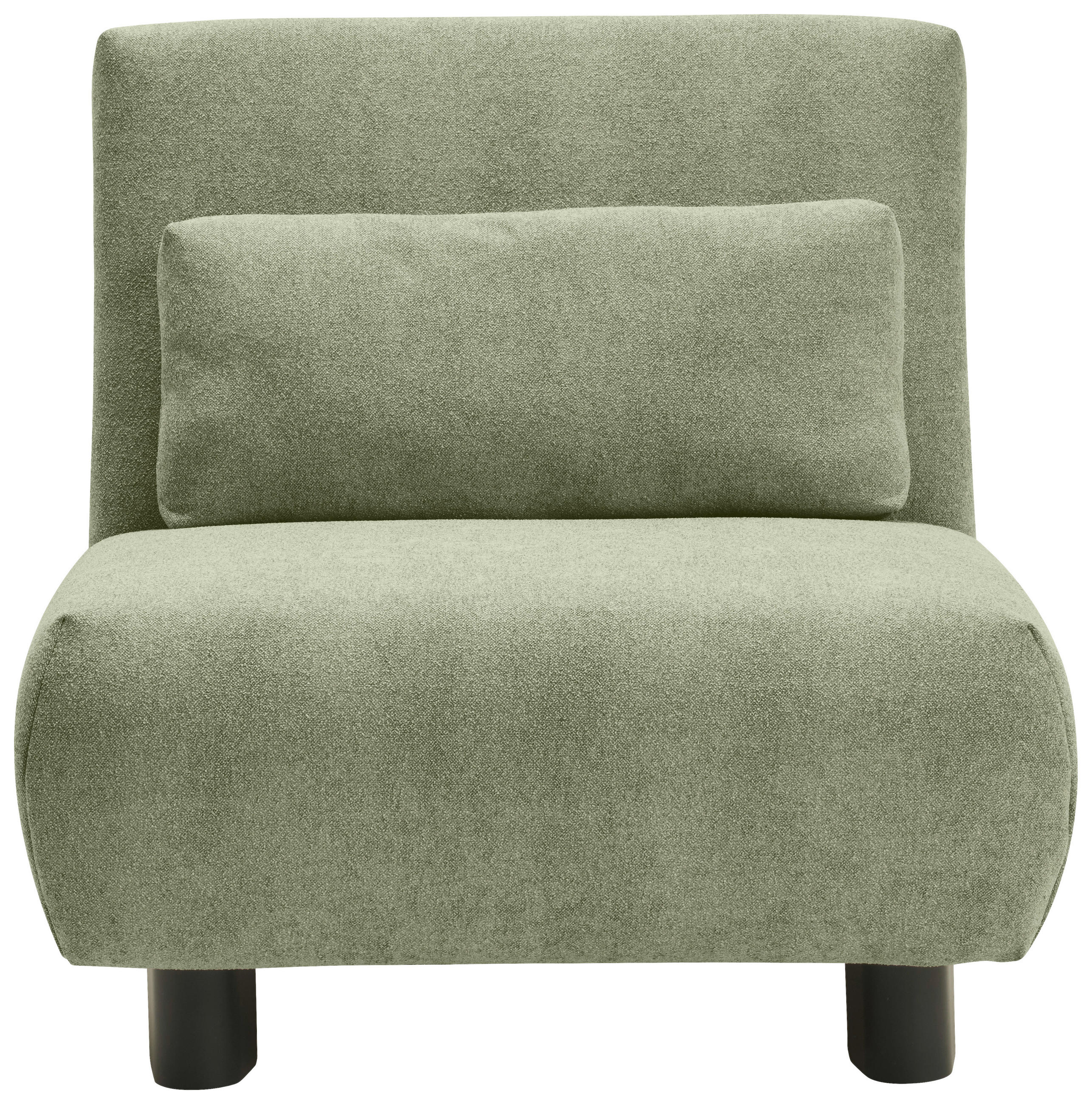 SCHLAFSESSEL Flachgewebe Hellgrün    - Schwarz/Hellgrün, KONVENTIONELL, Textil/Metall (90/85/100cm) - Carryhome