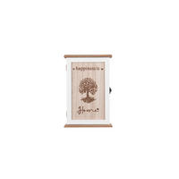 SCHLÜSSELKASTEN Naturfarben, Weiß  - Naturfarben/Weiß, Basics, Holzwerkstoff (20/30/6cm) - Milino
