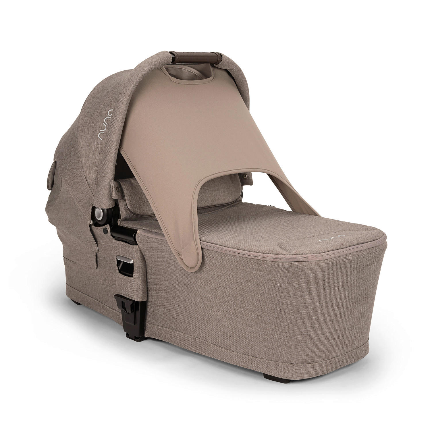 KINDERWAGENSET  - Graubraun/Schwarz, Basics, Kunststoff/Textil (60/110/82cm) - Nuna