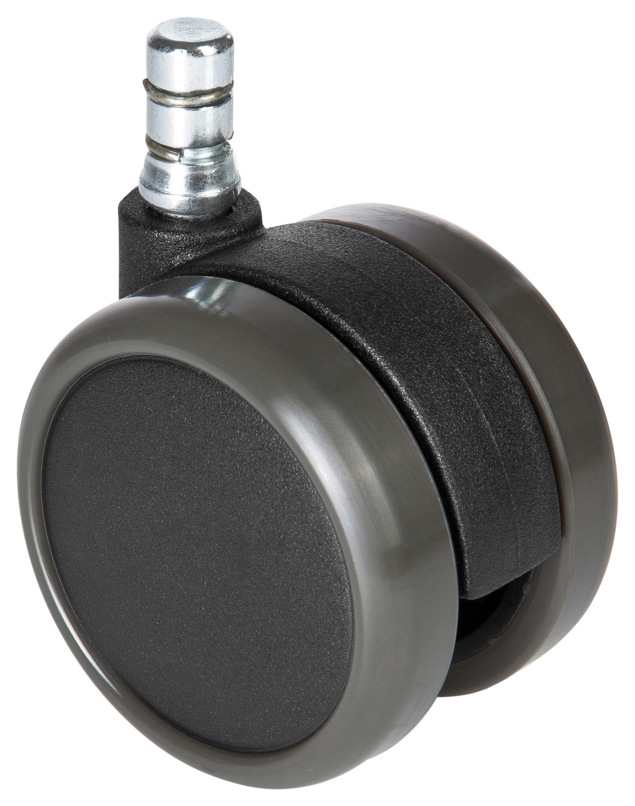 DREHSTUHLROLLE 5-teilig  - Schwarz, Basics, Kunststoff/Metall (5/7/6,5cm) - MID.YOU