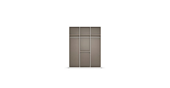 DREHTÜRENSCHRANK in Weiß - Weiß, Design, Holzwerkstoff/Kunststoff (151/197/60cm) - Novel