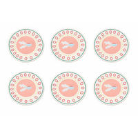 DESSERTTELLERSET Multicolor 6-teilig SUMMER BLISS  - Multicolor, Basics, Keramik - Costa Nova