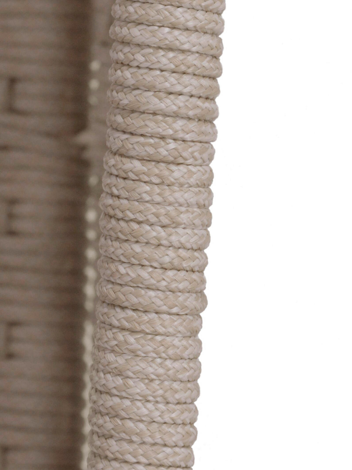 LOUNGEHOCKER  - Creme/Naturfarben, Basics, Textil/Metall (66,5/43/56,5cm) - Joop!