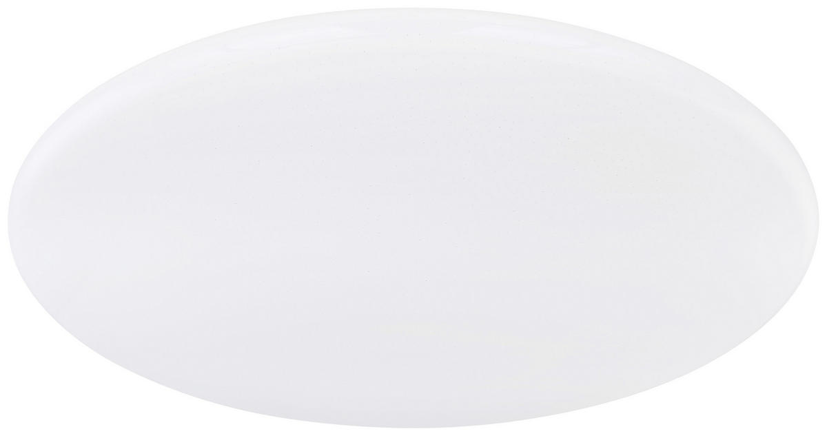 LED-DECKENLEUCHTE Rena  Smart 70/8 cm   - Opal/Weiß, Basics, Kunststoff/Metall (70/8cm) - Globo
