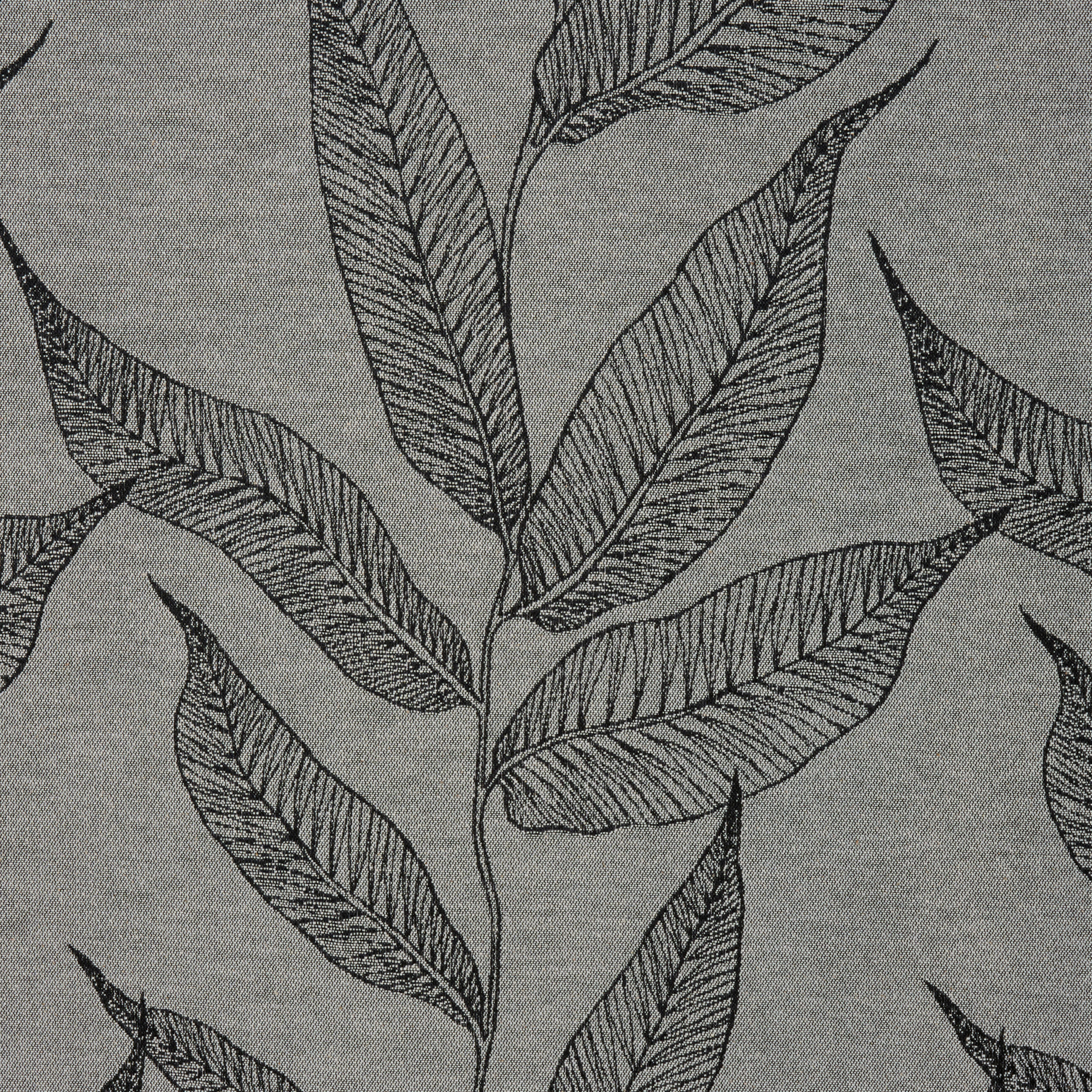 DEKOSTOFF per lfm blickdicht  - Schwarz, Design, Kunststoff/Textil (135cm) - Esposa