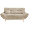 3-SITZER-SOFA in Bouclé Beige  - Wildeiche/Beige, KONVENTIONELL, Holz/Textil (205/81/90cm) - MID.YOU