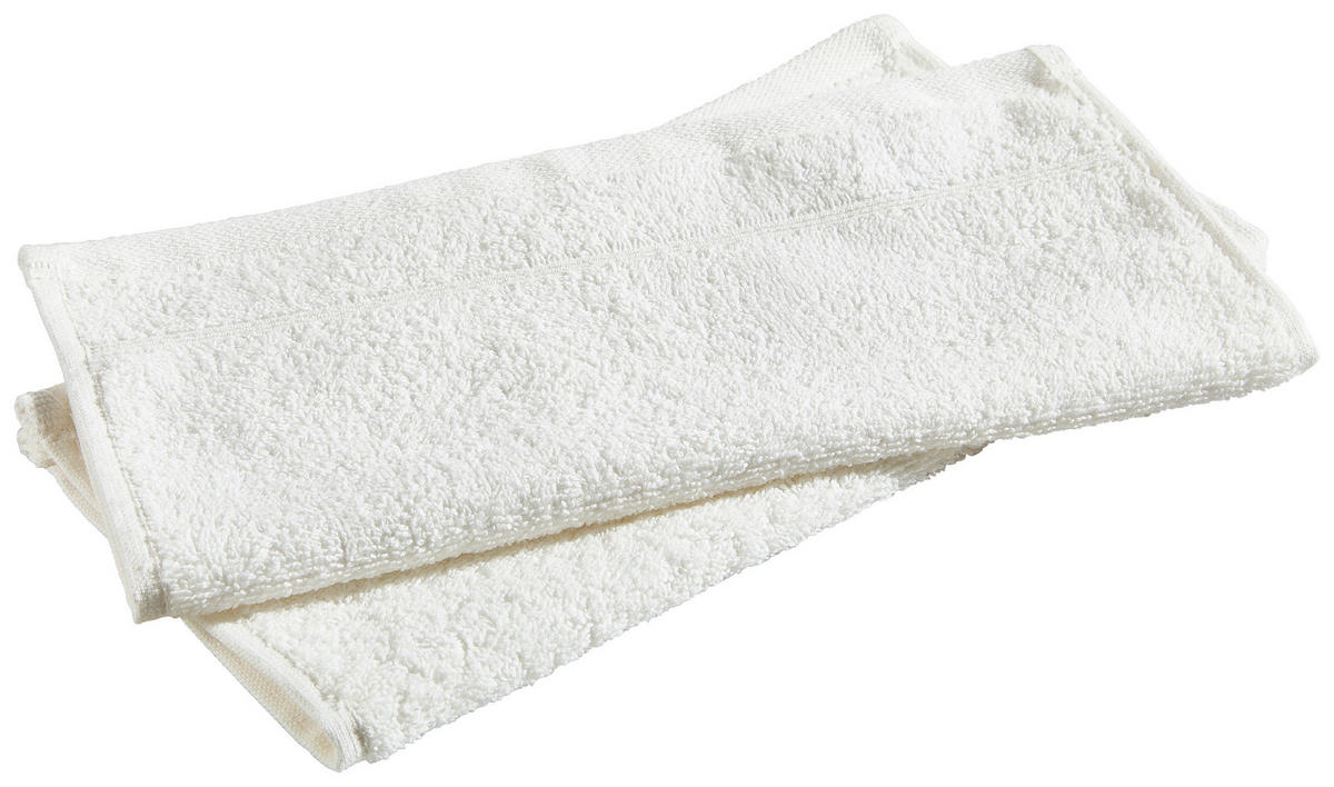 SEIFTUCHSET MAKI Weiß 30/30 cm  - Weiß, Basics, Textil (30/30cm) - Bio:Vio