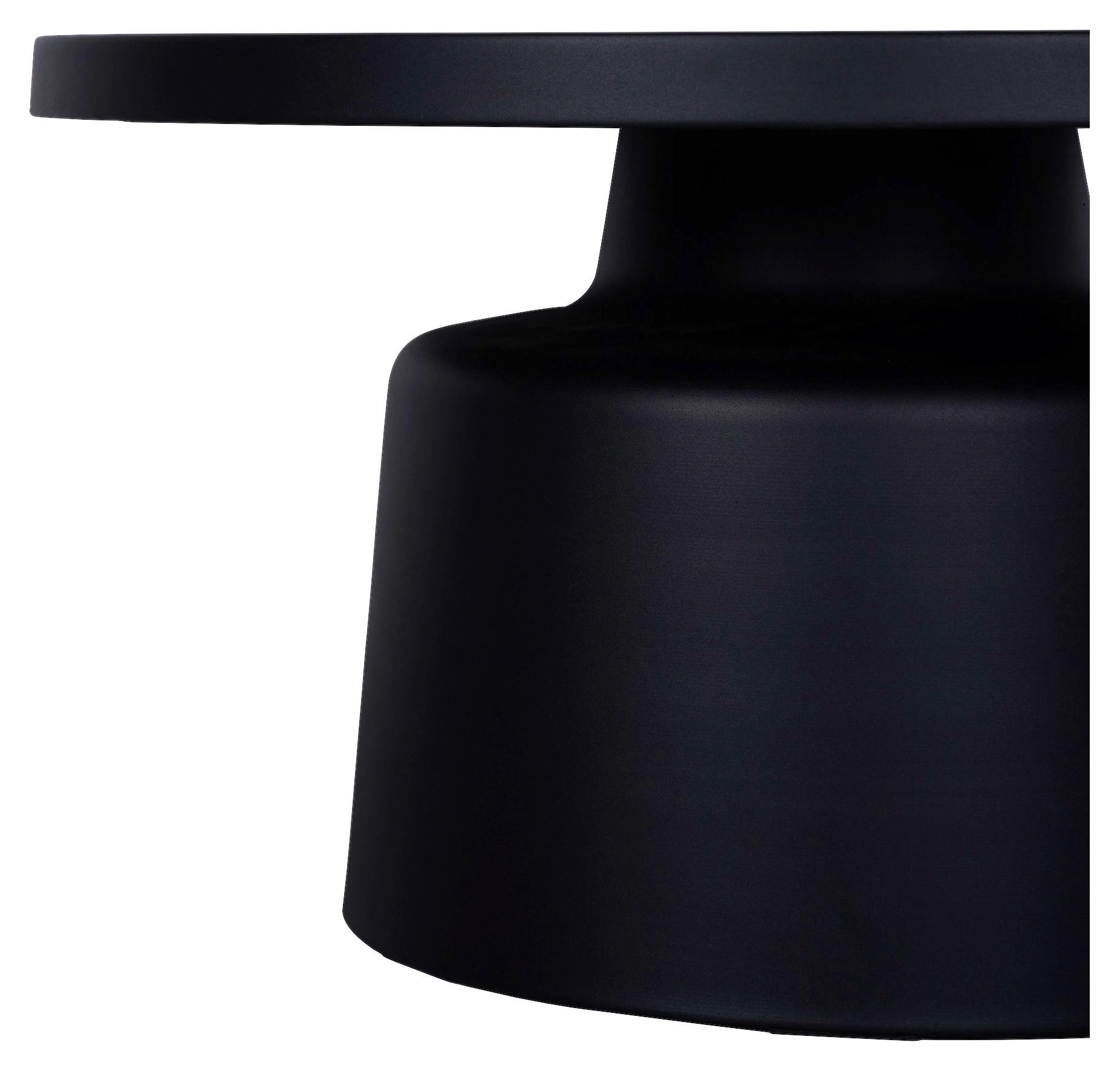 COUCHTISCH 69/69/37,5 cm Schwarz rund  - Schwarz, Design, Metall (69/69/37,5cm) - Xora