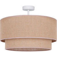 DECKENLEUCHTE Boho 45/30 cm   - Beige, Design, Textil (45/30cm)