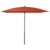SONNENSCHIRM 230x190 cm Terracotta  - Anthrazit/Terracotta, Basics, Textil/Metall (230/190cm) - Doppler