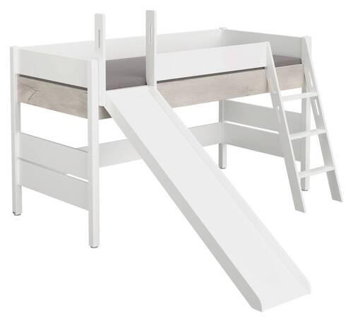 SPIELBETT 90/200 cm  - Weiss/Silbereichenfarben, Konventionell, Holz/Holzwerkstoff (90/200cm) - Paidi