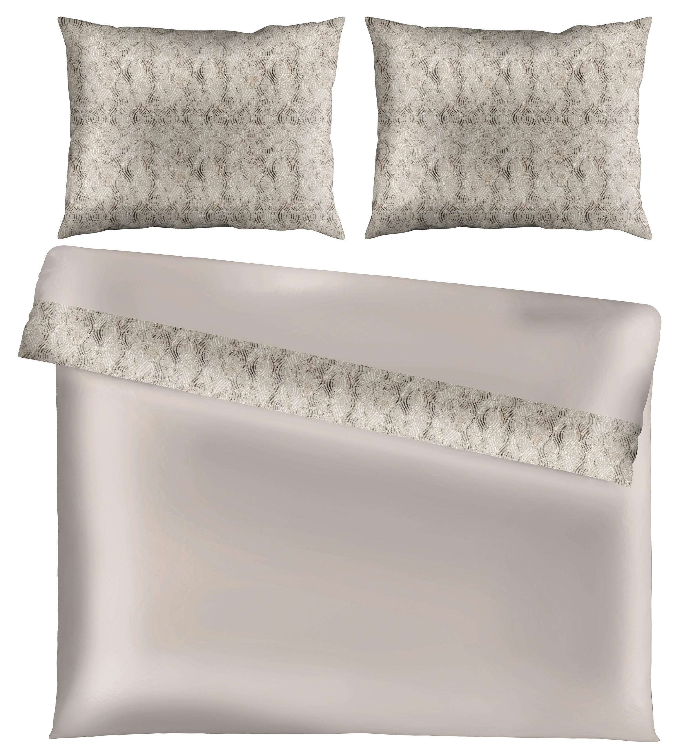 POSTELJINA   - bež, Konvencionalno, tekstil (240/260cm) - Novel