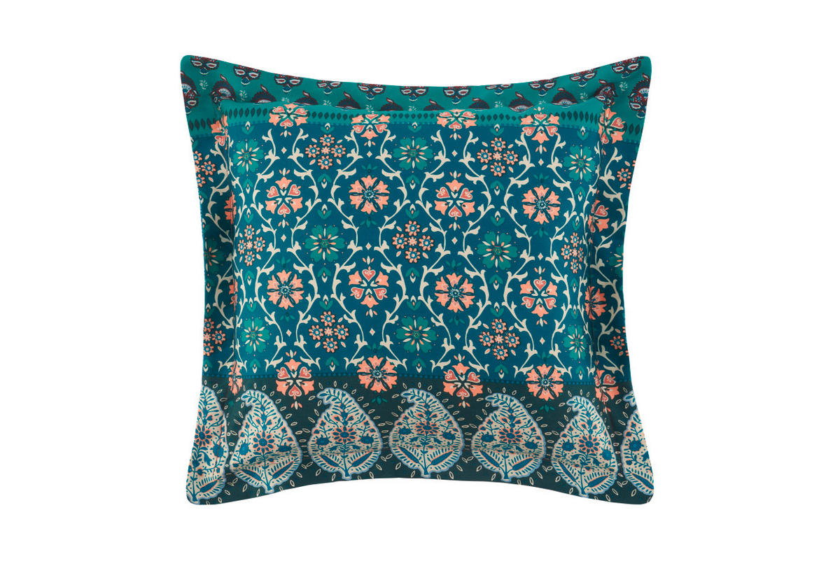 KISSENHÜLLE LAGLIO 40/40 cm  - Grün, LIFESTYLE, Textil (40/40cm) - Bassetti