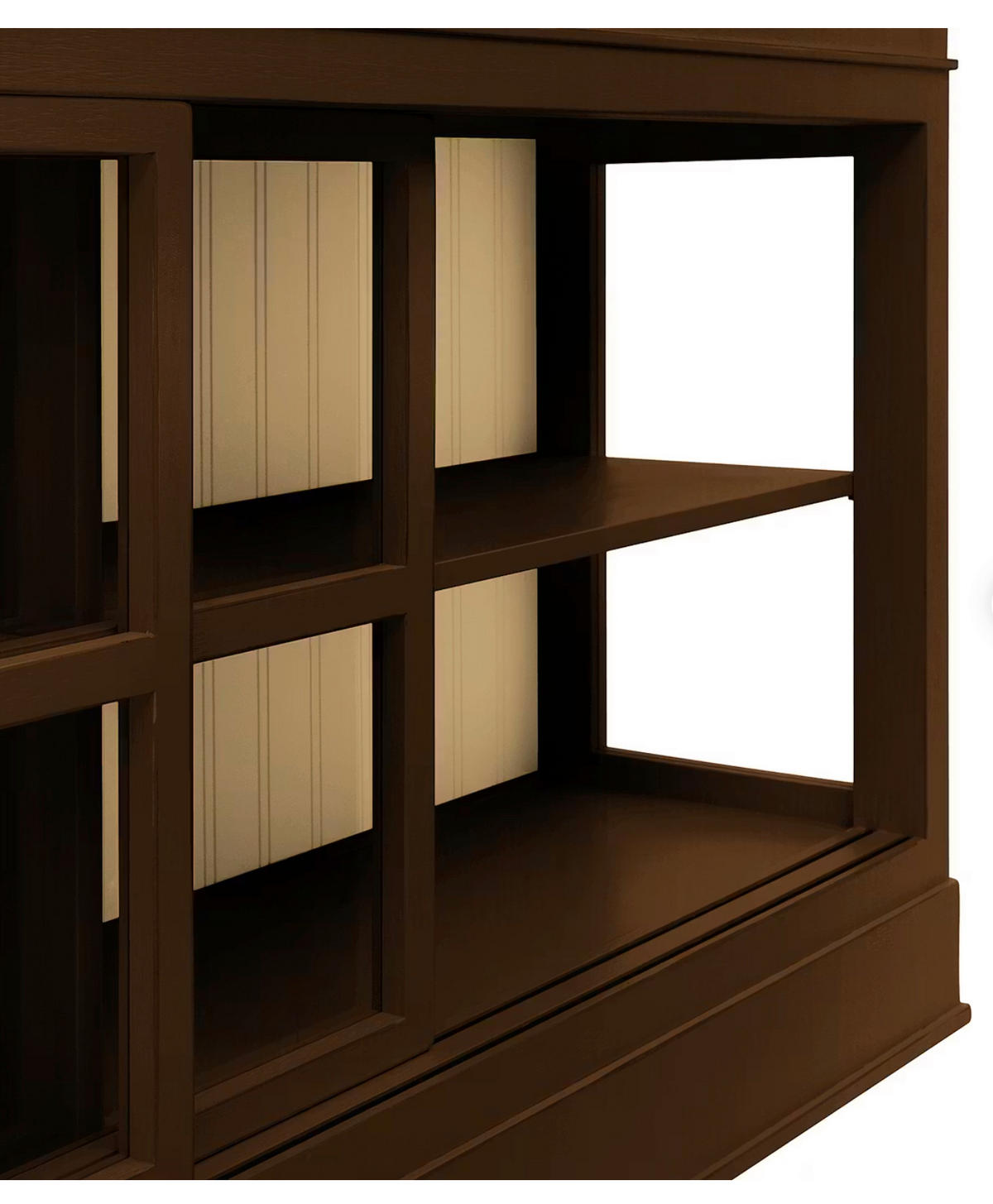 SIDEBOARD UrbanClass  in 190,5/149/49 cm  - Nussbaumfarben/Creme, LIFESTYLE, Glas/Holz (190,5/149/49cm) - Livetastic
