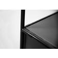 HIGHBOARD 80,7/120/35,8 cm  - Anthrazit/Schwarz, Design, Holzwerkstoff/Metall (80,7/120/35,8cm) - Novel