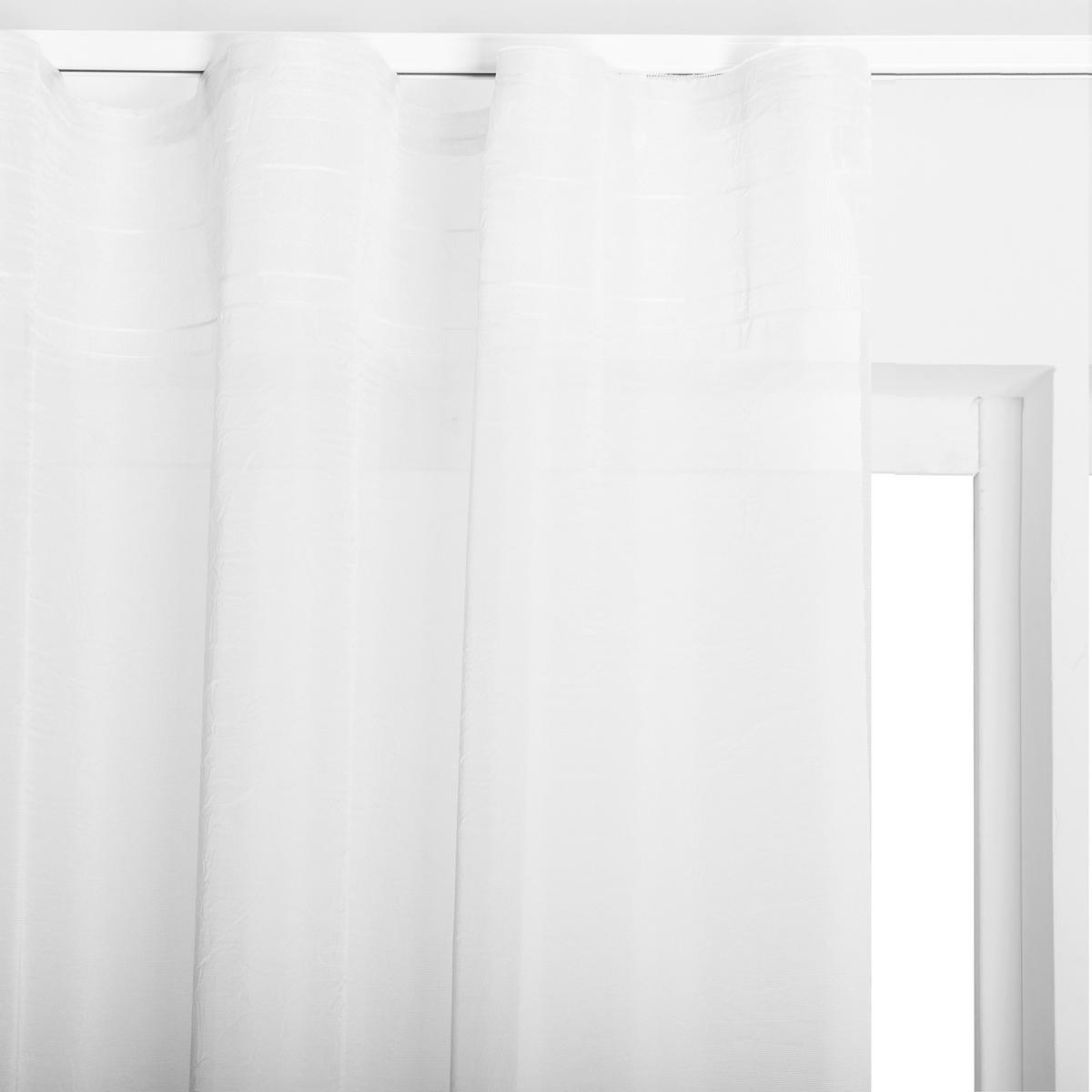 FERTIGVORHANG  transparent   280/280 cm  - Weiß, Basics, Textil (280/280cm)