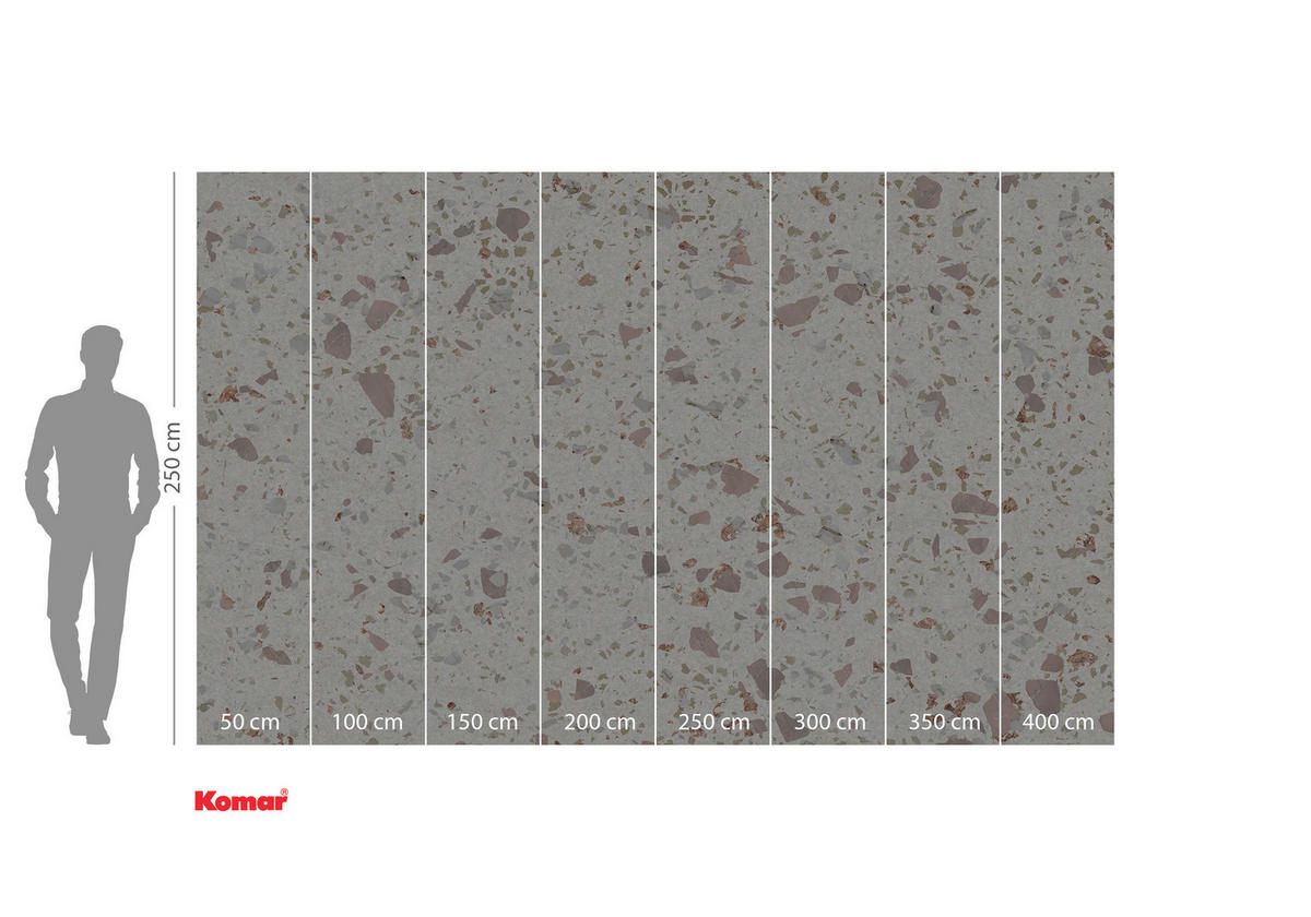 NON WOVEN-TAPET 400/250 cm  - multicolor, Basics (400/250cm) - Komar