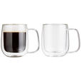 KAFFEEGLAS - Klar, KONVENTIONELL, Glas (8/10,4cm) - Novel
