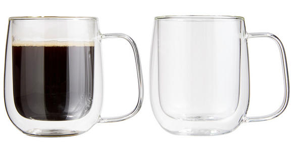 KAFFEEGLAS - Klar, KONVENTIONELL, Glas (8/10,4cm) - Novel