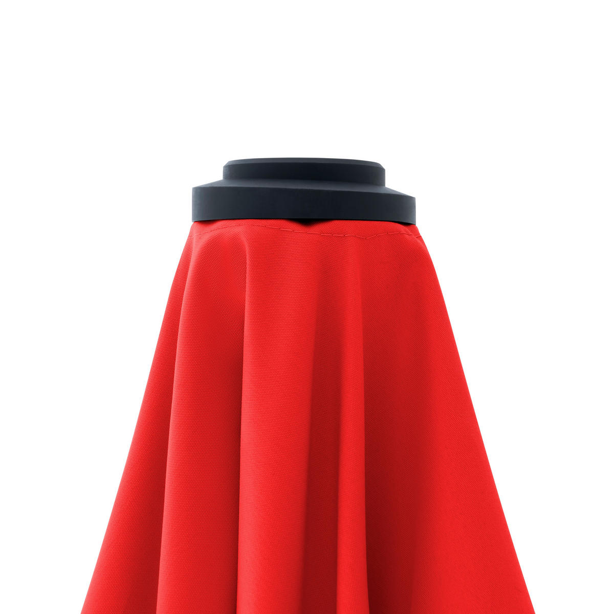 SONNENSCHIRM 180 cm Rot  - Anthrazit/Rot, Basics, Textil/Metall (180/180cm) - Doppler