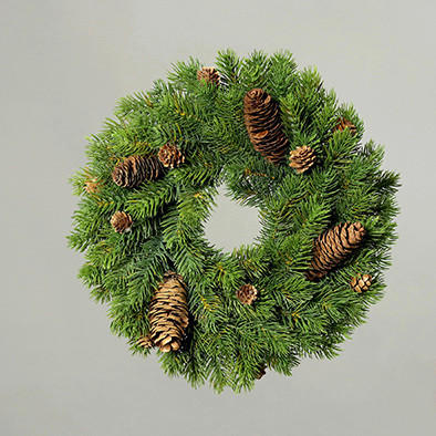 DEKOZWEIG - Grün, Basics, Kunststoff (33cm)