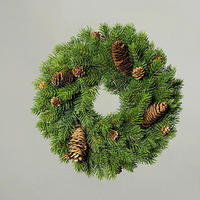 DEKOZWEIG - Grün, Basics, Kunststoff (33cm)