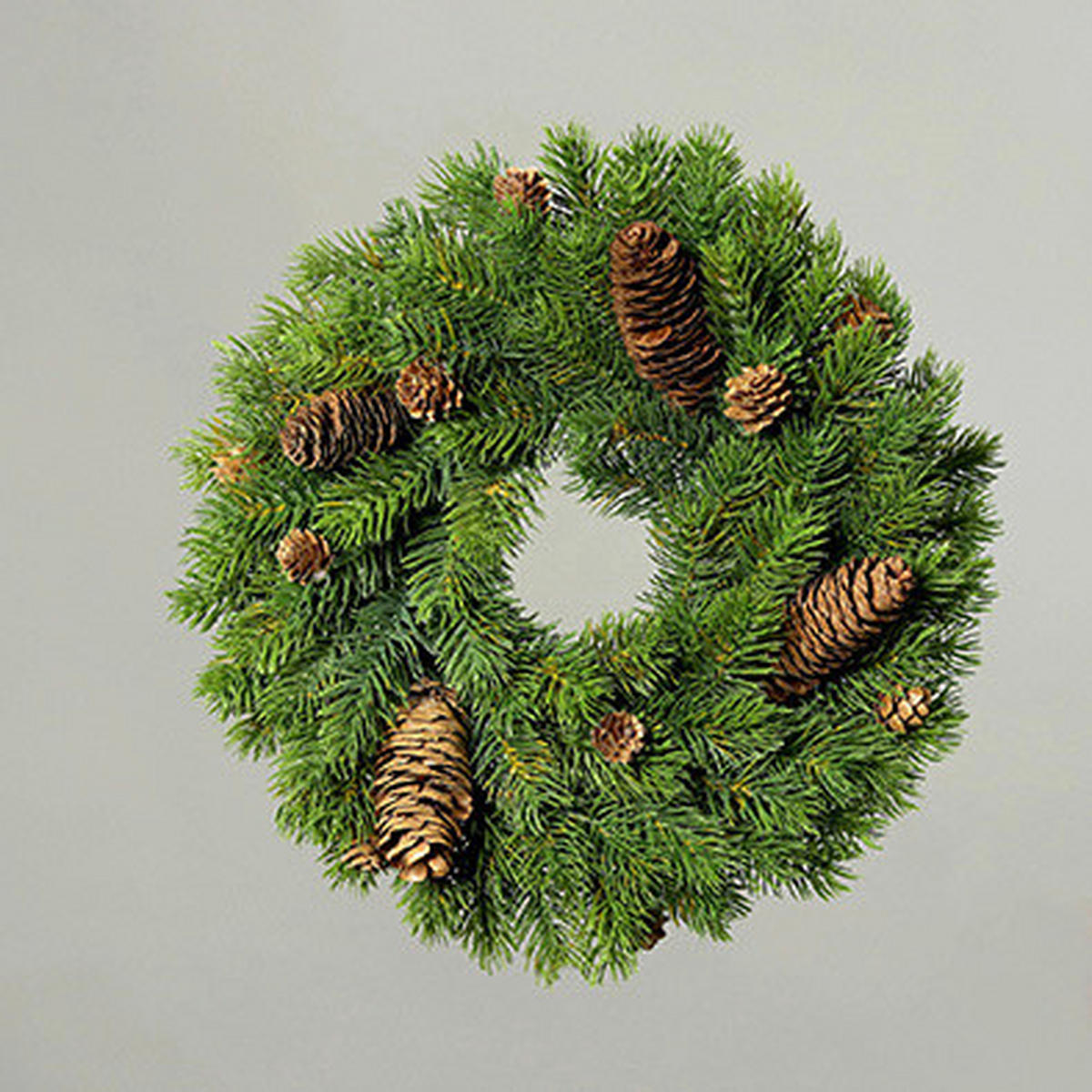 DEKOZWEIG - Grün, Basics, Kunststoff (33cm)