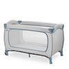 REISEBETT Sleep N Play Go Plus Greige, Pastellblau  - Greige/Pastellblau, Basics, Kunststoff/Textil (69/82/125cm) - Hauck