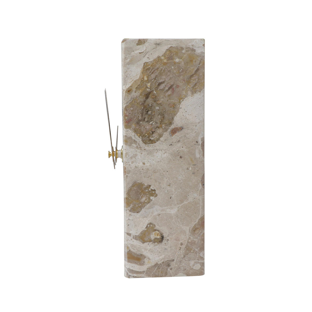 TISCHUHR Beige 15/15/6,4 cm  - Beige, Basics, Stein (15/15/6,4cm)