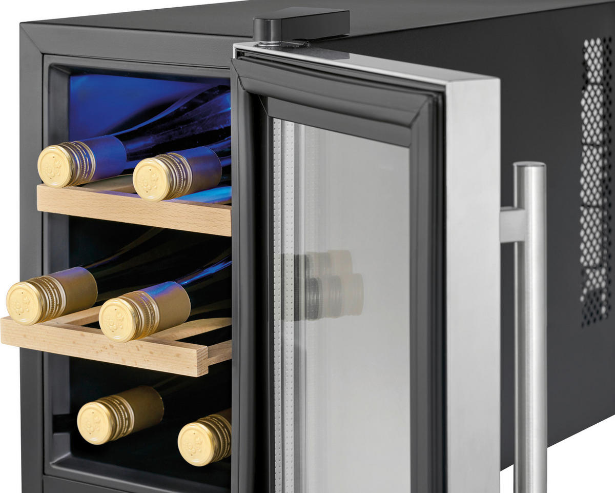 WEINKÜHLSCHRANK PC-WK 1231  - LIFESTYLE, Glas/Kunststoff (50/24,6/39,5cm) - Atrigo
