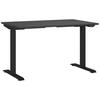 SCHREIBTISCH höhenverstellbar  - Graphitfarben/Schwarz, MODERN, Holzwerkstoff/Metall (120/80/72-120cm) - Germania