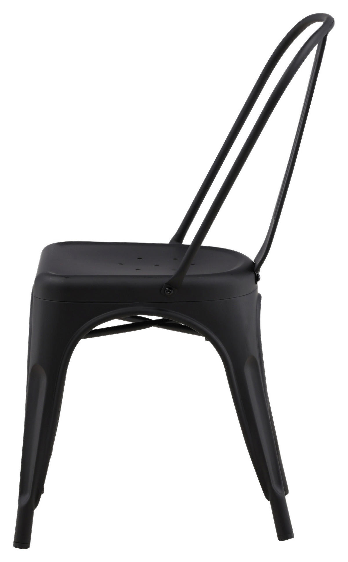 STUHL-SET  in Stahl Metall  - Schwarz, Design, Metall (45/85/53cm) - Livetastic