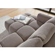 ECKSOFA Greige Flachgewebe  - Greige/Schwarz, KONVENTIONELL, Kunststoff/Textil (174/274cm) - Carryhome