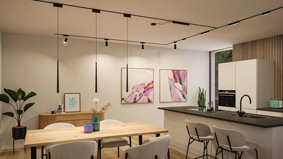 SCHIENENSYSTEM-VERBINDER Veya 3,5/0,6/2,4 cm  - Schwarz, Design, Kunststoff (3,5/0,6/2,4cm) - Paulmann