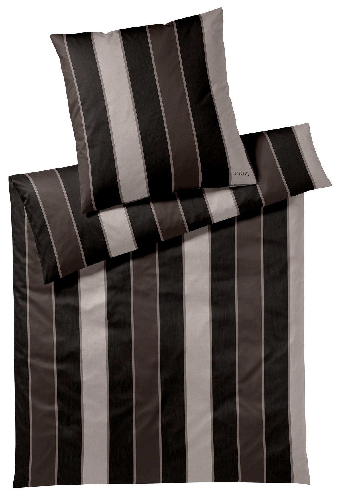 BETTWÄSCHE Makosatin 140/200 cm  - Schwarz, Basics, Textil (140/200cm) - Joop!
