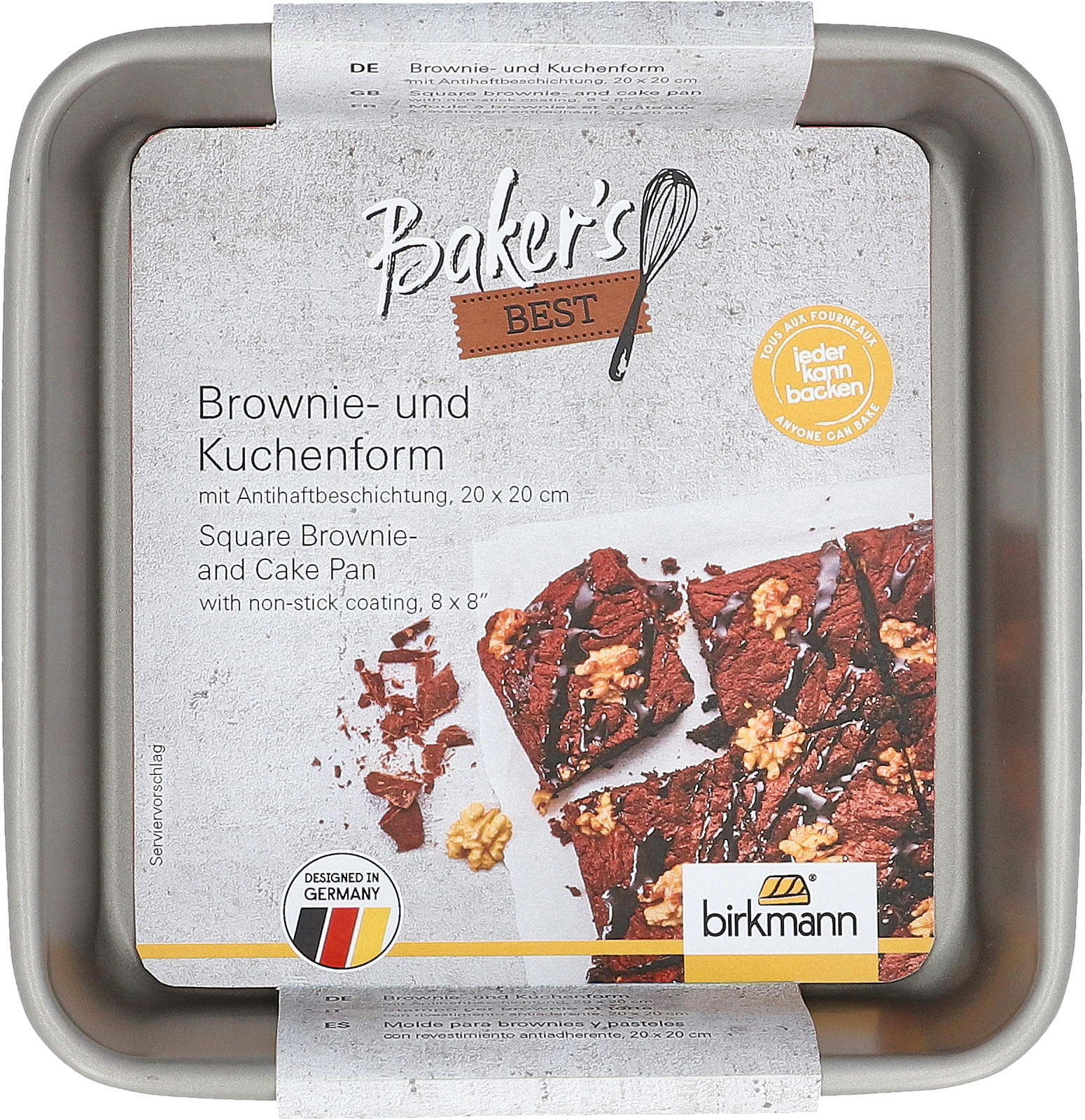 BACKFORM  - Basics, Metall (21,7/4,7/21,7cm) - Birkmann