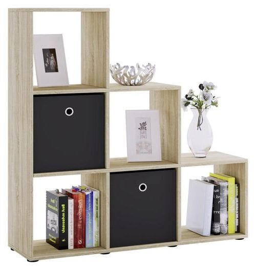 RAUMTEILER - Eichefarben/Schwarz, KONVENTIONELL, Holzwerkstoff/Kunststoff (107,5/104,5/29cm) - MID.YOU