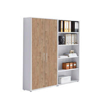 AKTENSCHRANK Weiß, Eichefarben  - Eichefarben/Weiß, MODERN, Holzwerkstoff (168,8/185,6/33cm) - MID.YOU