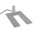 LED-STEHLEUCHTE 61/28/195 cm - Klar/Chromfarben, KONVENTIONELL, Kunststoff/Metall (61/28/195cm) - Novel