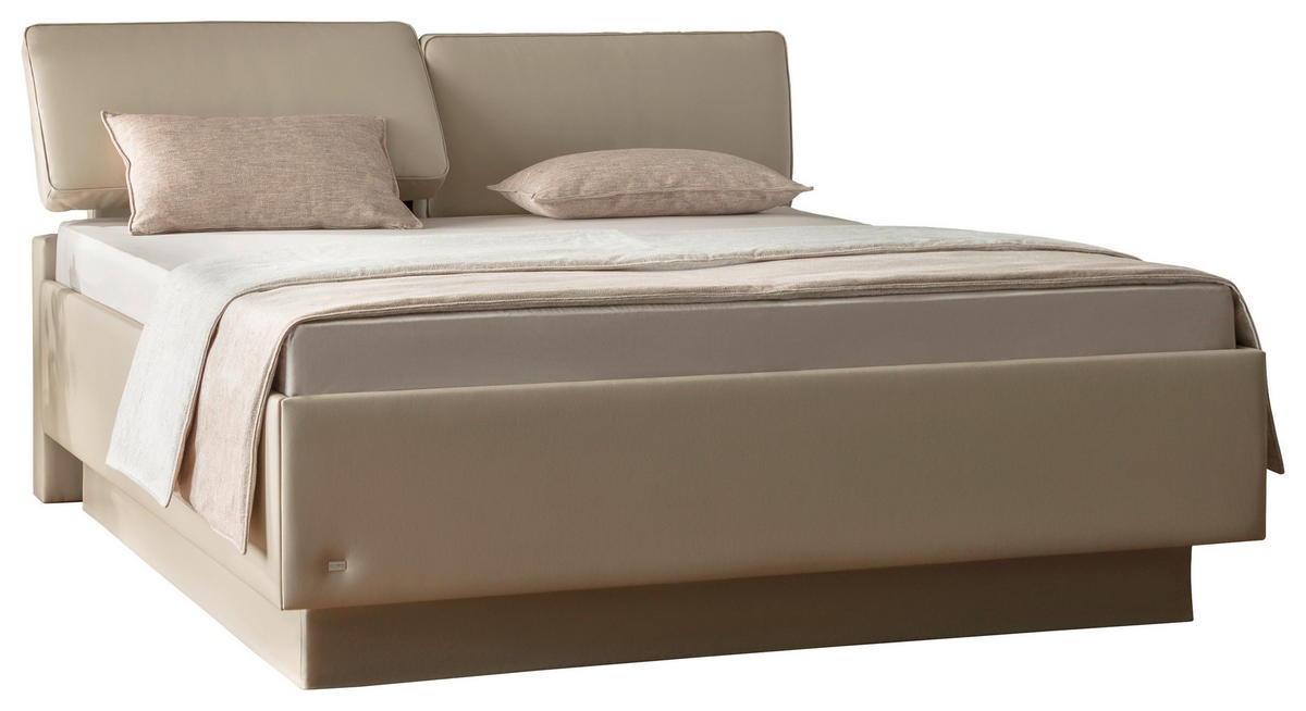 BOXSPRINGBETT 160/200 cm  in Beige  - Beige, Basics, Holzwerkstoff/Textil (160/200cm) - RUF Betten