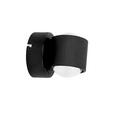 LED-WANDLEUCHTE 12/11 cm   - Schwarz, Design, Kunststoff/Metall (12/11cm) - Novel