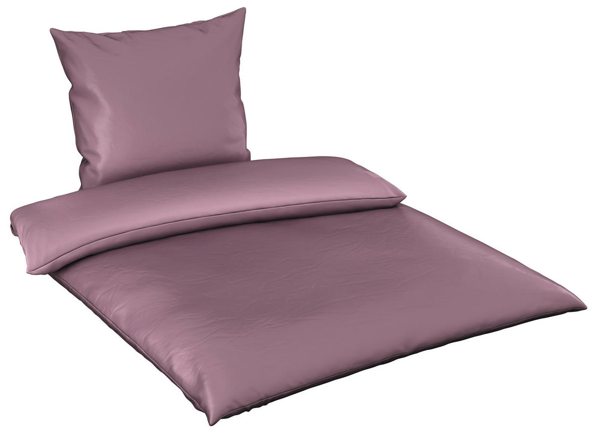 BETTWÄSCHE Segesta Satin 135/200 cm  - Lila, MODERN, Textil (135/200cm) - Novel
