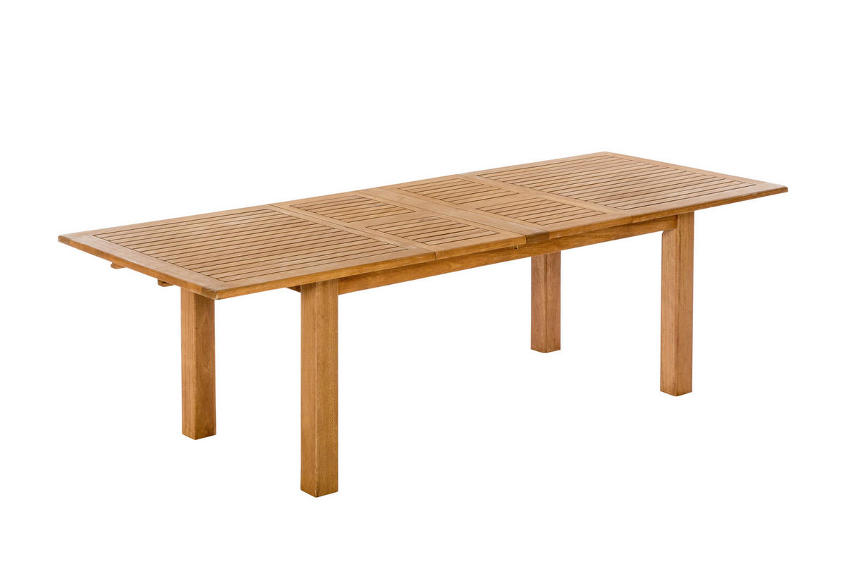 GARTENTISCH 180-260/100/75 cm Holz rechteckig  - Naturfarben, ROMANTIK / LANDHAUS, Holz (180-260/100/75cm) - Gardenson